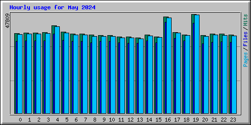 Hourly usage for May 2024